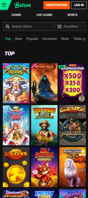 Betinia Képernyőkép 3